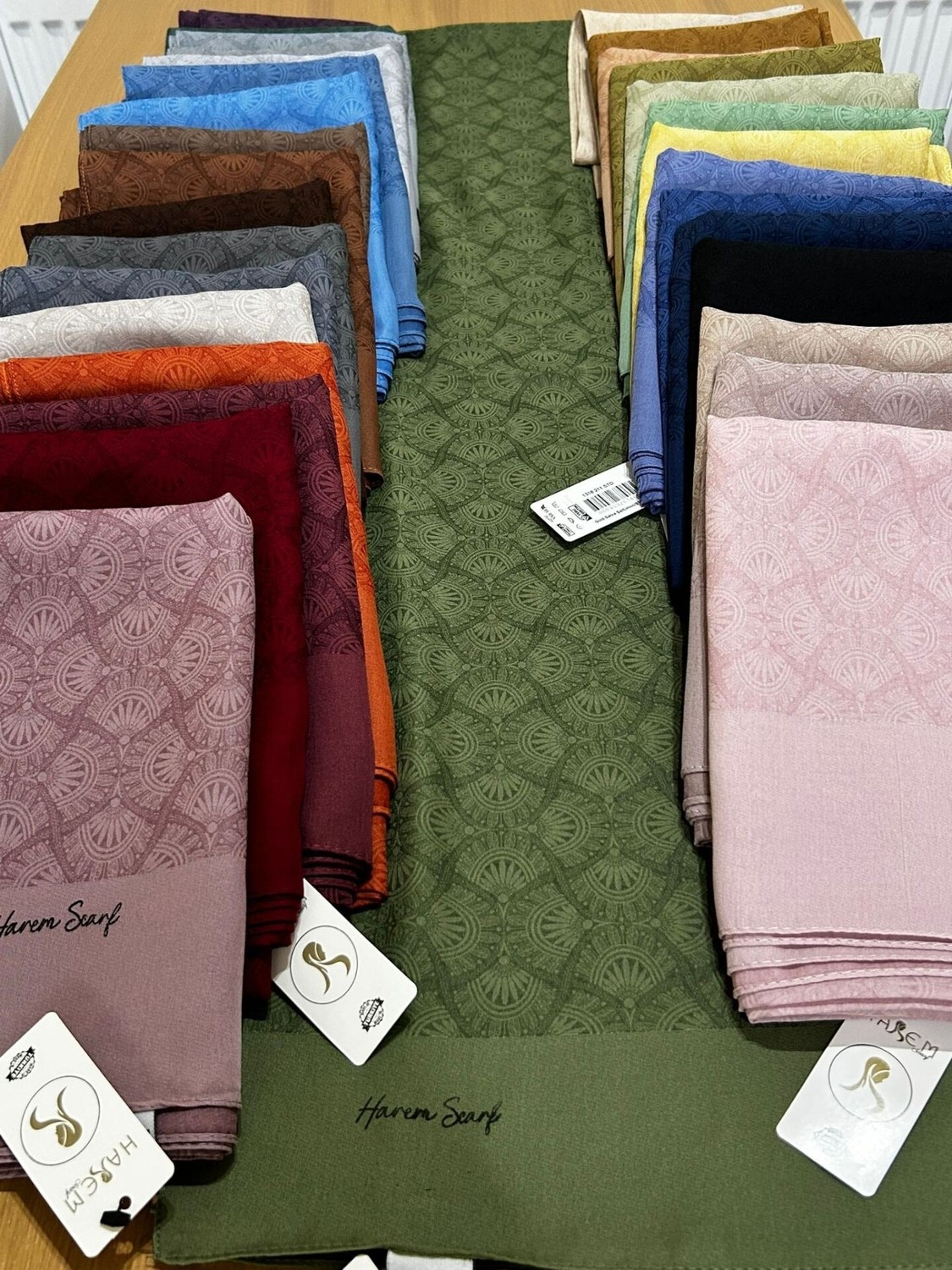 Harem Scarf Gold Sahra Şal Fındık