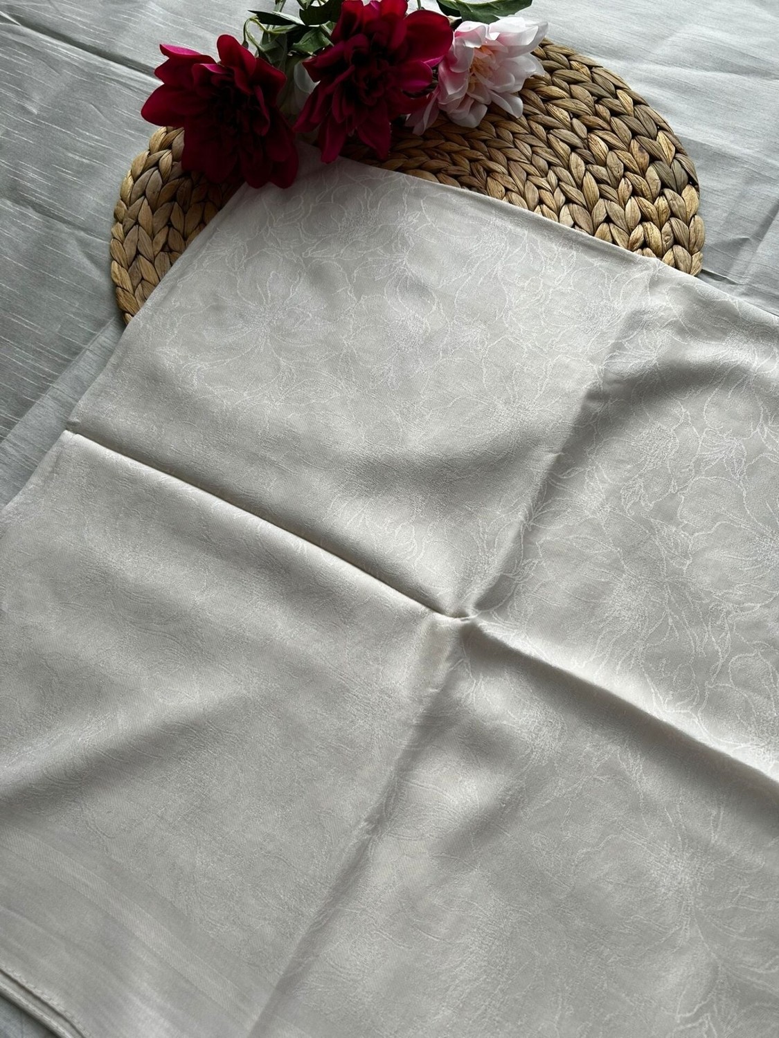 Harem Scarf Silver Neva Eşarp Taş