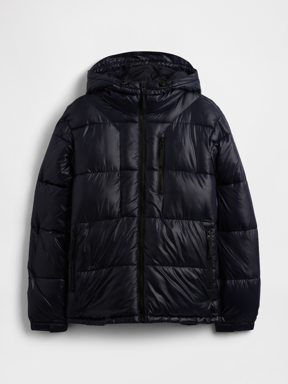 Gap Erkek Beyaz Geri Dönüştürülmüş Heavyweight Şişme Puffer Şişme Mont görsel 7