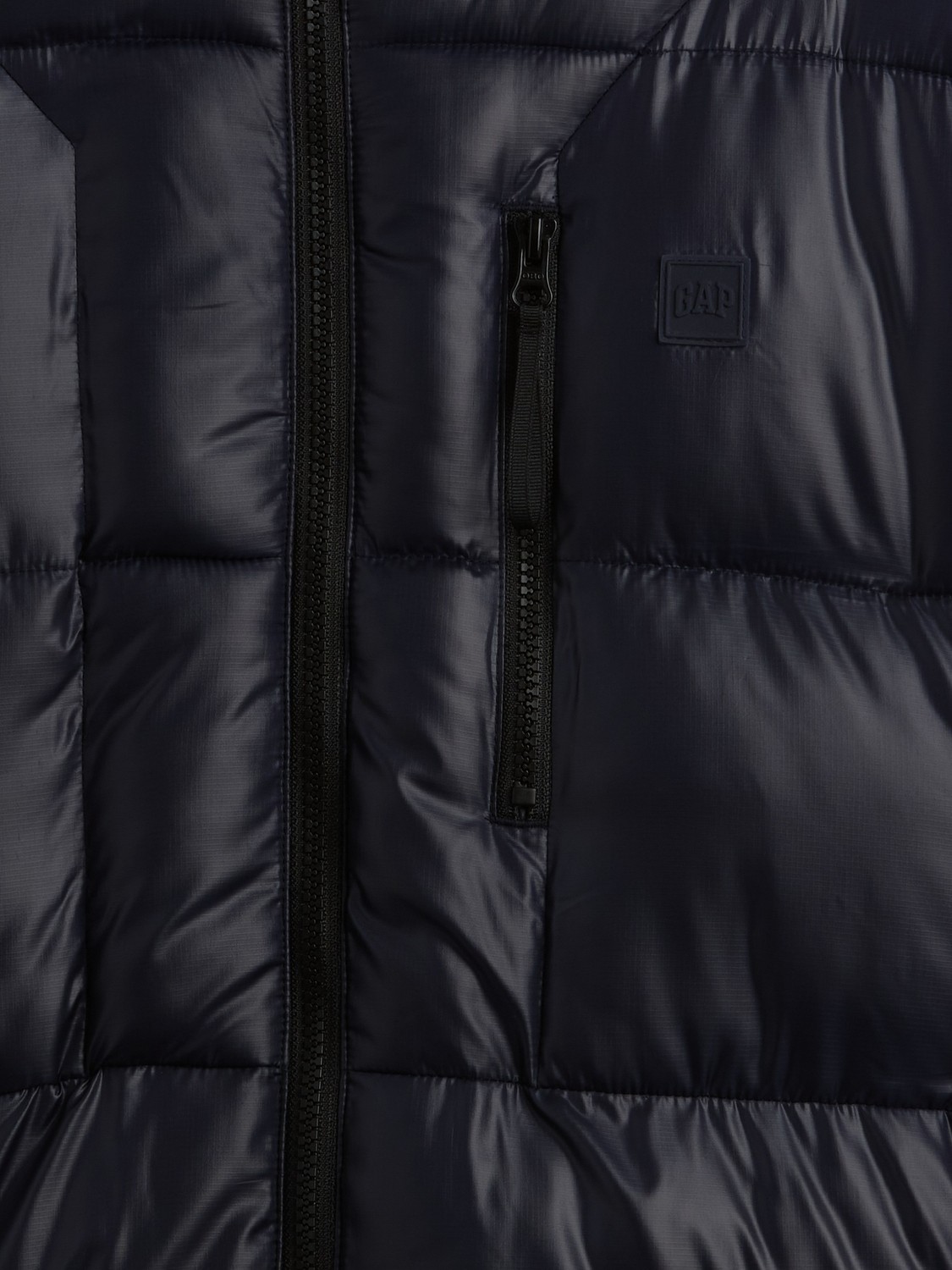Gap Erkek Beyaz Geri Dönüştürülmüş Heavyweight Şişme Puffer Şişme Mont görsel 8