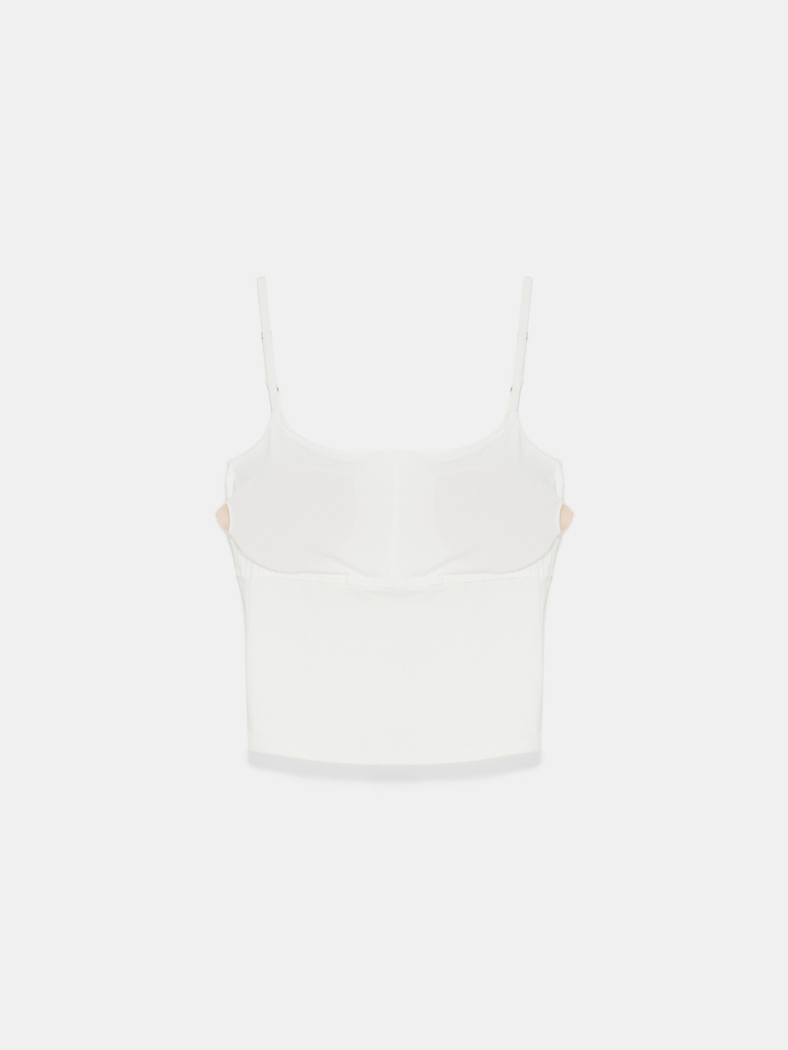 Dilvin 21200 Bra-Free Askılı Top-Ekru görsel 6