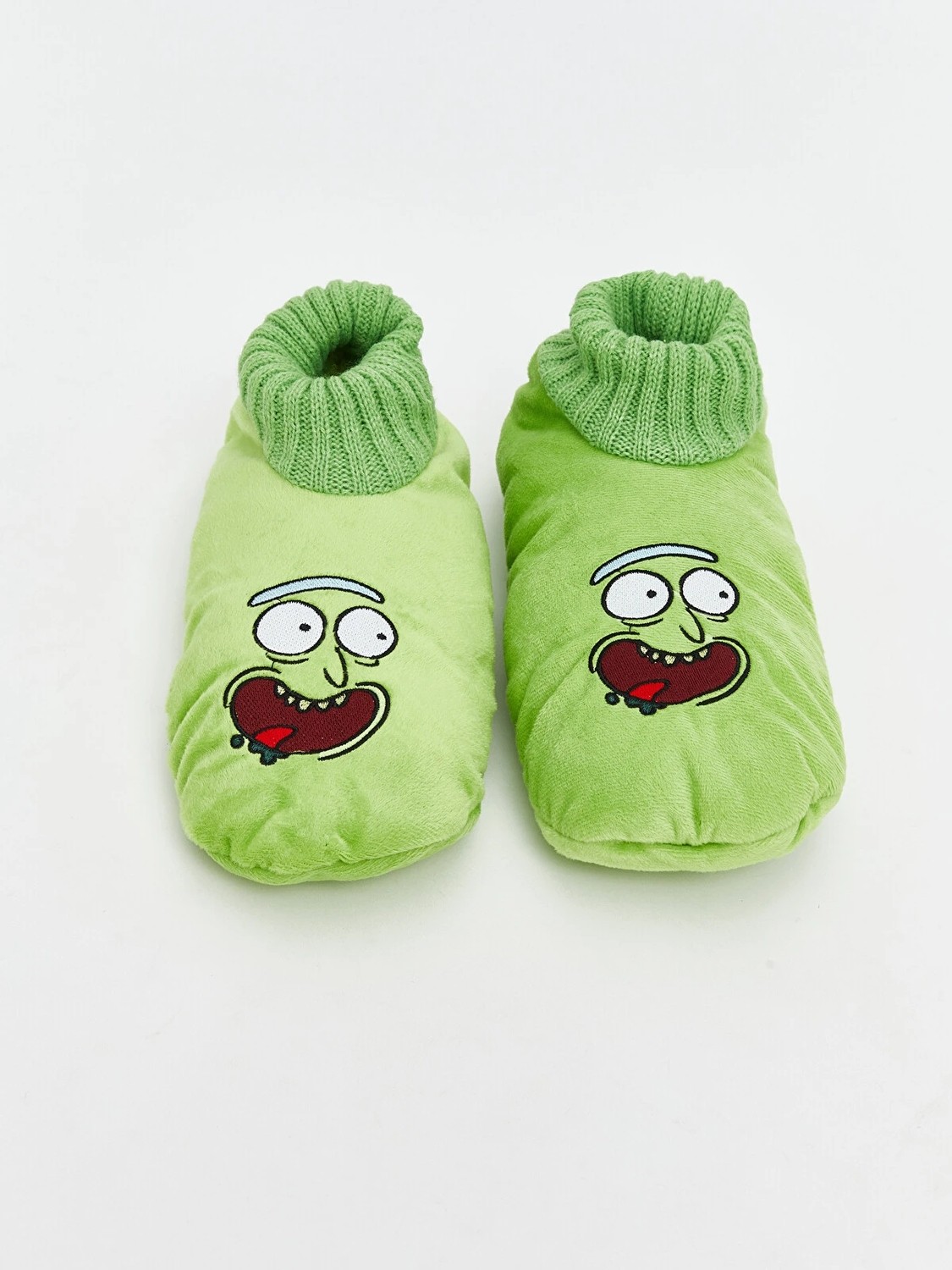 LC Waikiki Yeni Sezon Rick And Morty Nakışlı Erkek Ev Çorabı görsel 4
