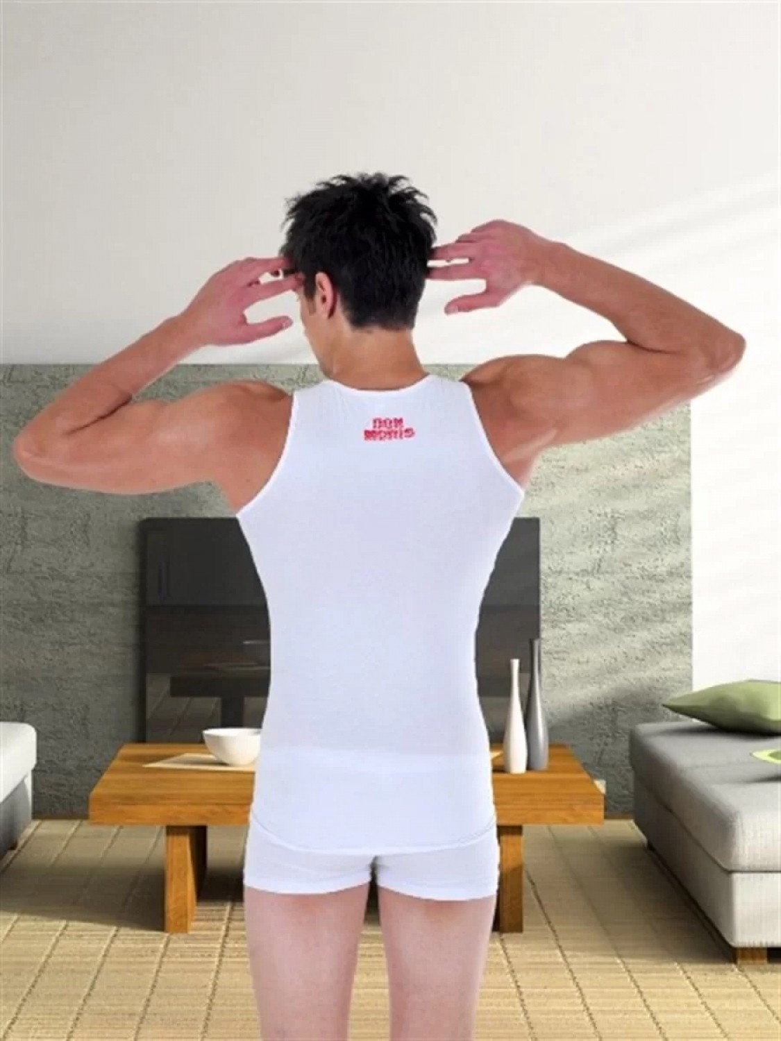 Hace Bazaar BR110419 Erkek Atlet Çamaşır görsel 3