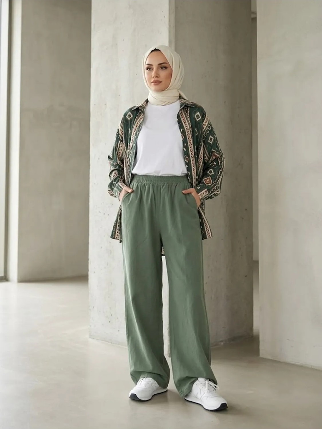 Foremia Cepli Yıkamalı Pantolon-Lacivert -