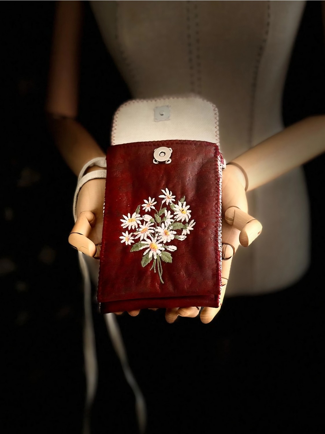 Ggart Handmade Meadov Nakış Işlemeli Telefonluk, Telefon Çantası V43 görsel 8