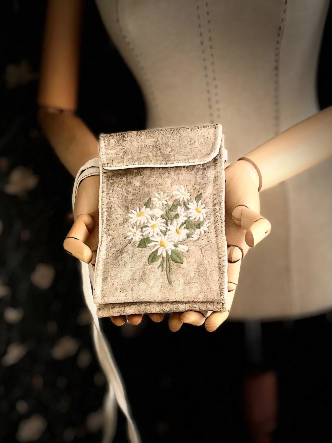 Ggart Handmade Meadov Nakış Işlemeli Telefonluk, Telefon Çantası V4