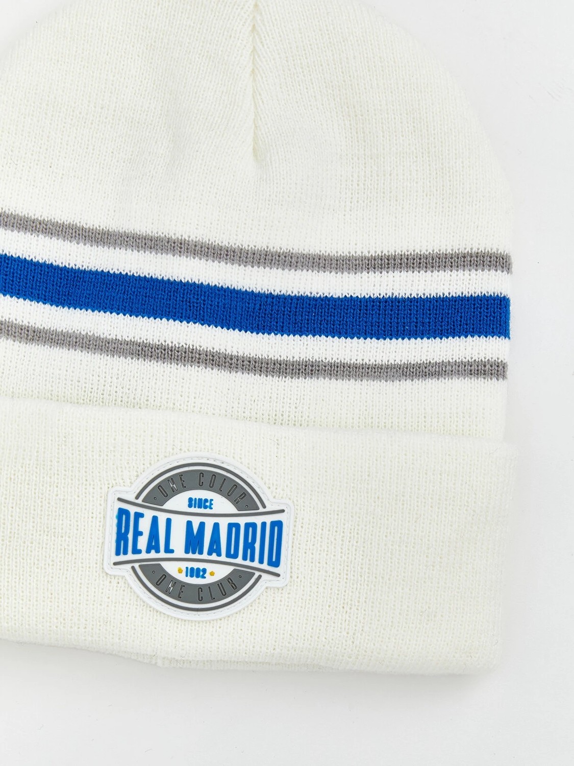LC Waikiki Yeni Sezon Real Madrid Baskılı Erkek Triko Bere görsel 2