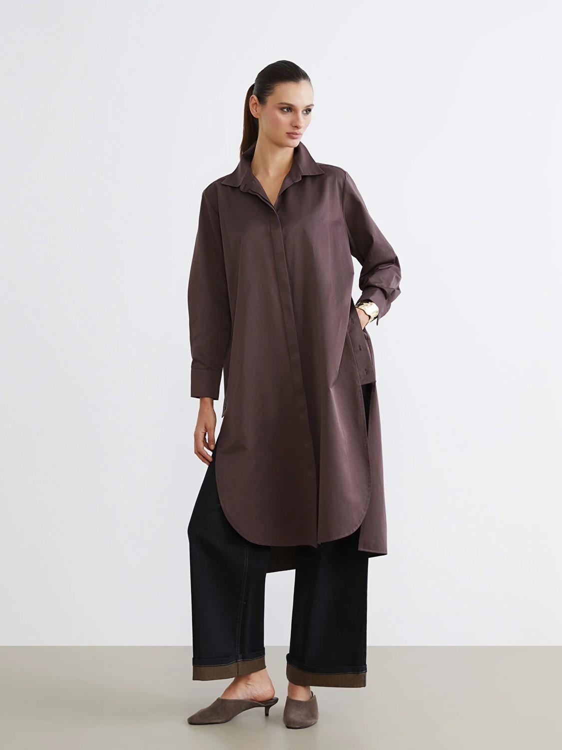LC Waikiki Yeni Sezon Loose Fit Kadın Gömlek Tunik
