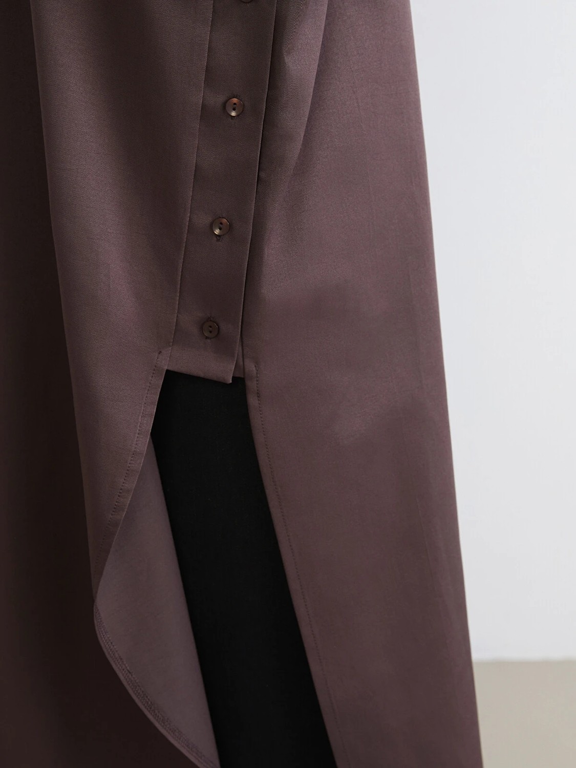 LC Waikiki Yeni Sezon Loose Fit Kadın Gömlek Tunik görsel 4