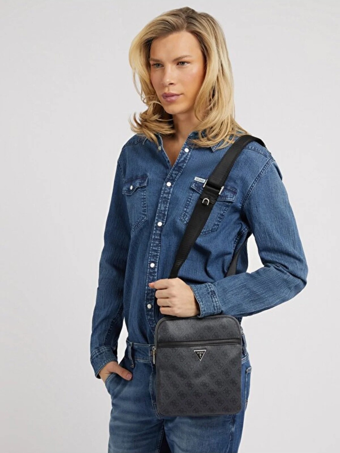 Guess Milano Erkek Çapraz Askılı Çanta görsel 2