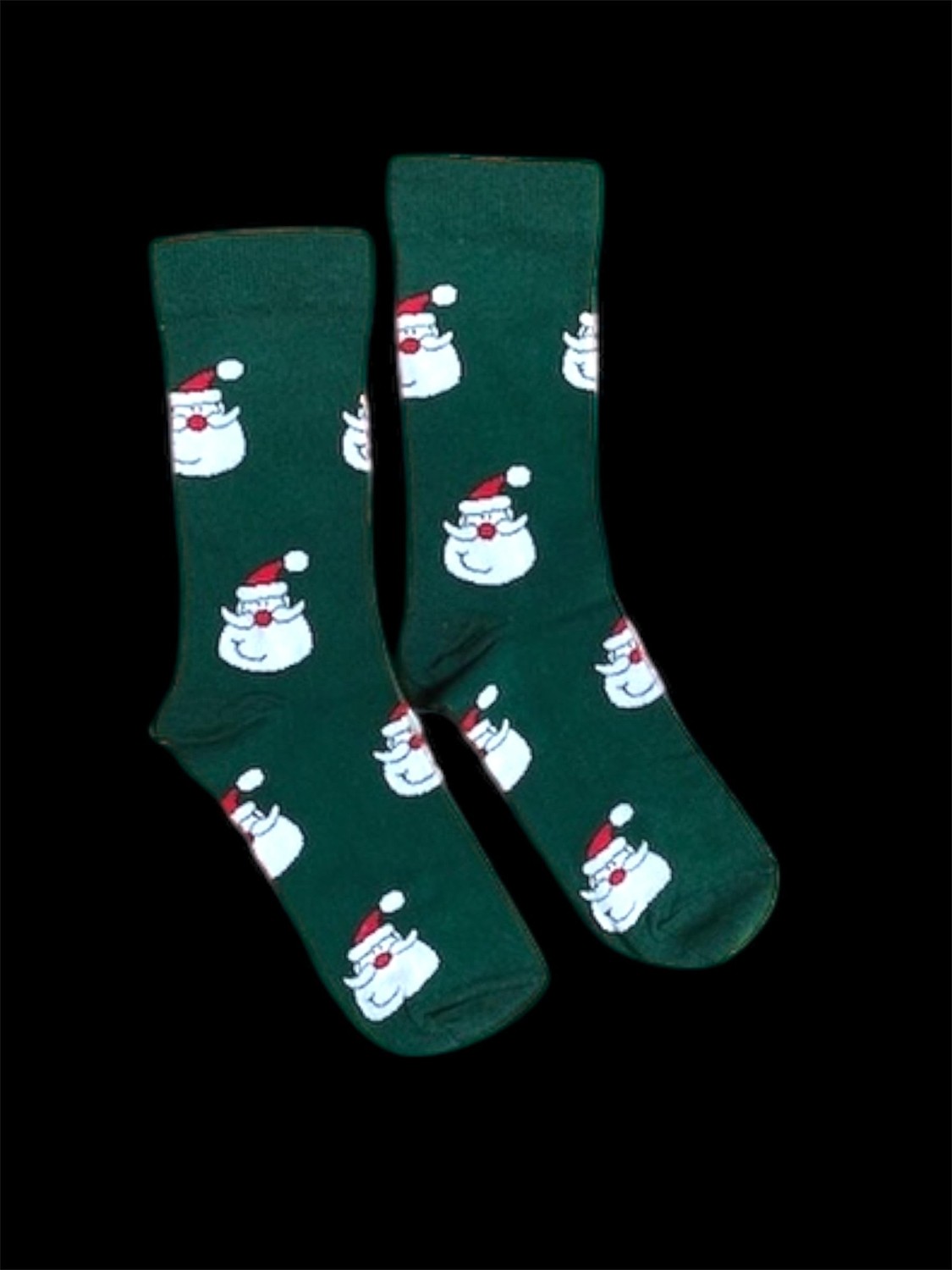 Aesco Noel Baba Desenli Çorap, 3'lü Paket, Yeşil görsel 3