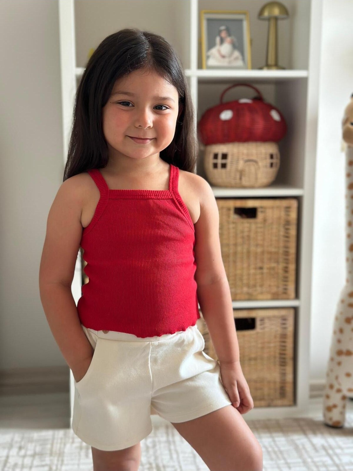 Belirtilmemiş Kırmızı Bebek Krop