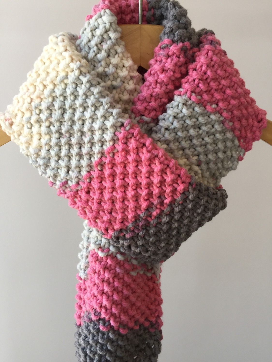 Mora Knit Atkı El Örgüsü %49 Yün Özel Iplik Unisex Atkı görsel 2