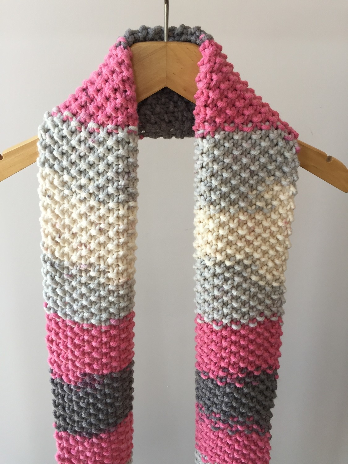Mora Knit Atkı El Örgüsü %49 Yün Özel Iplik Unisex Atkı görsel 3