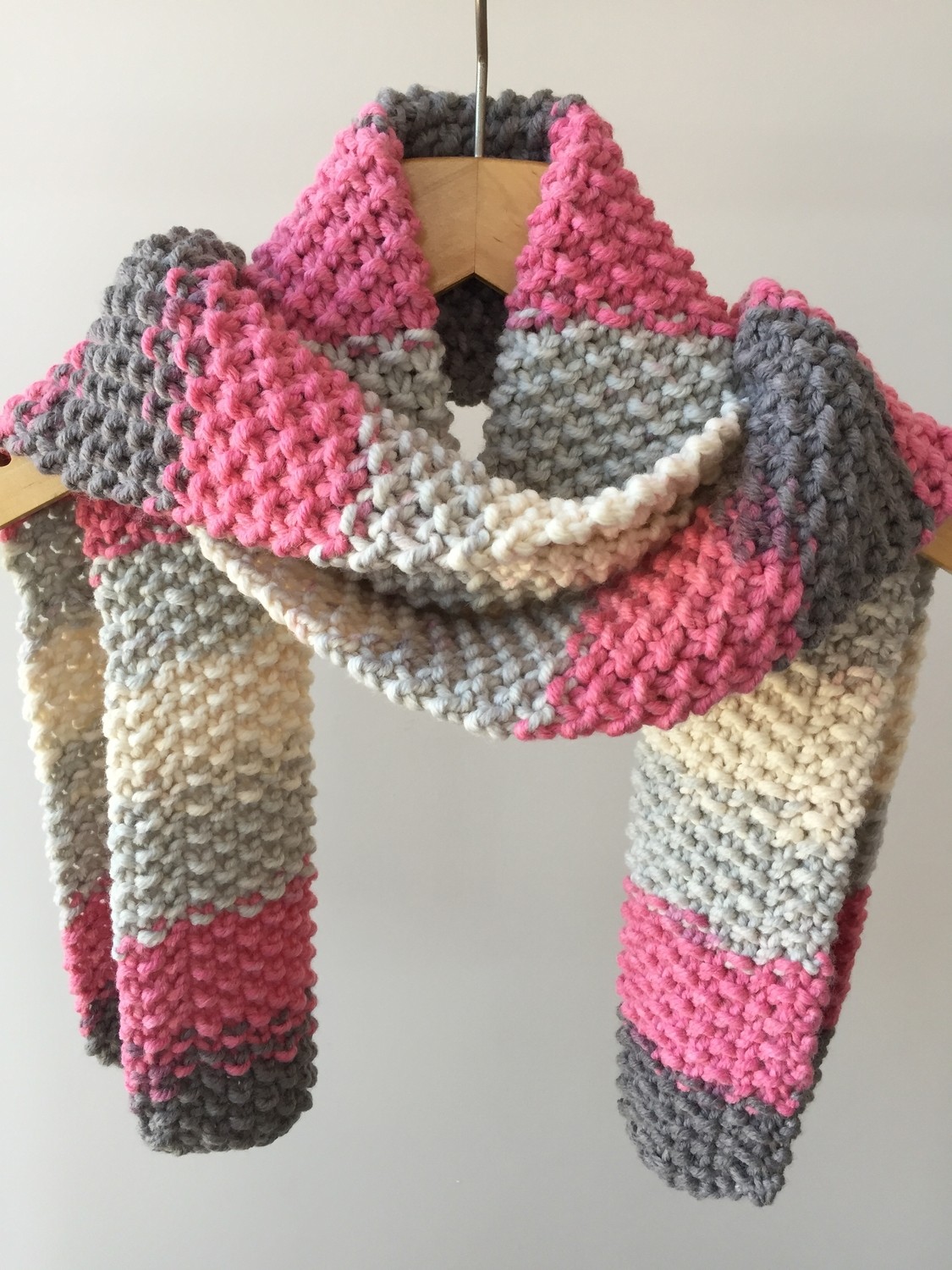 Mora Knit Atkı El Örgüsü %49 Yün Özel Iplik Unisex Atkı görsel 5