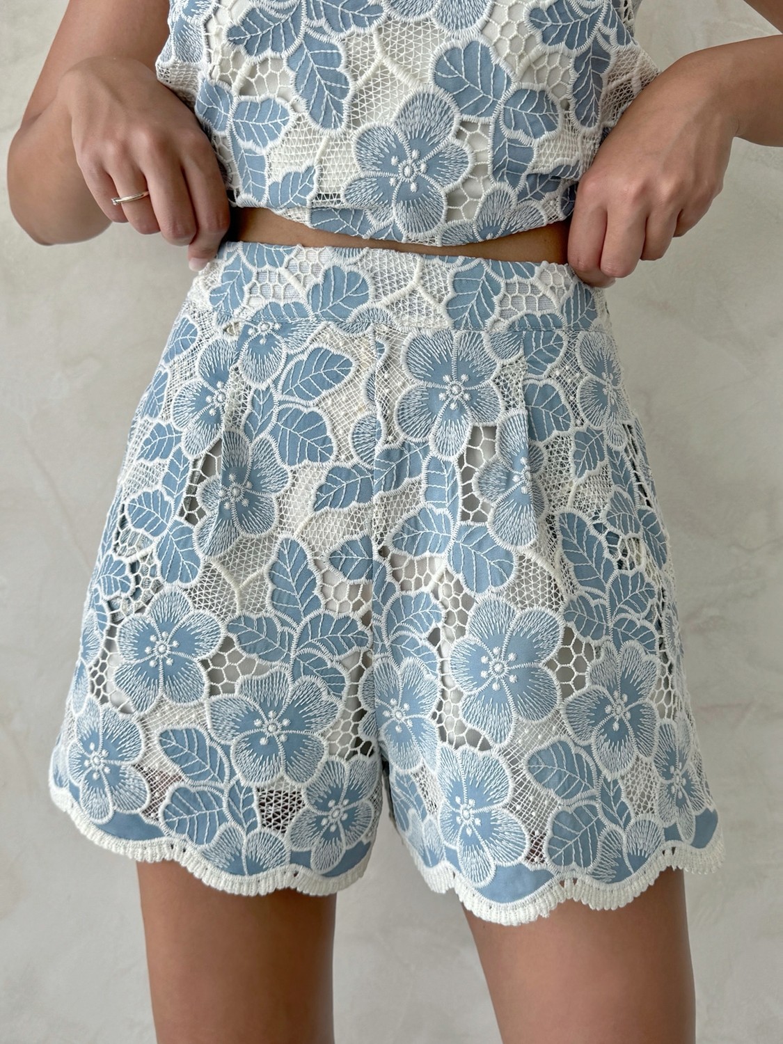 Very Moda Dantel Şort | D2919 görsel 4
