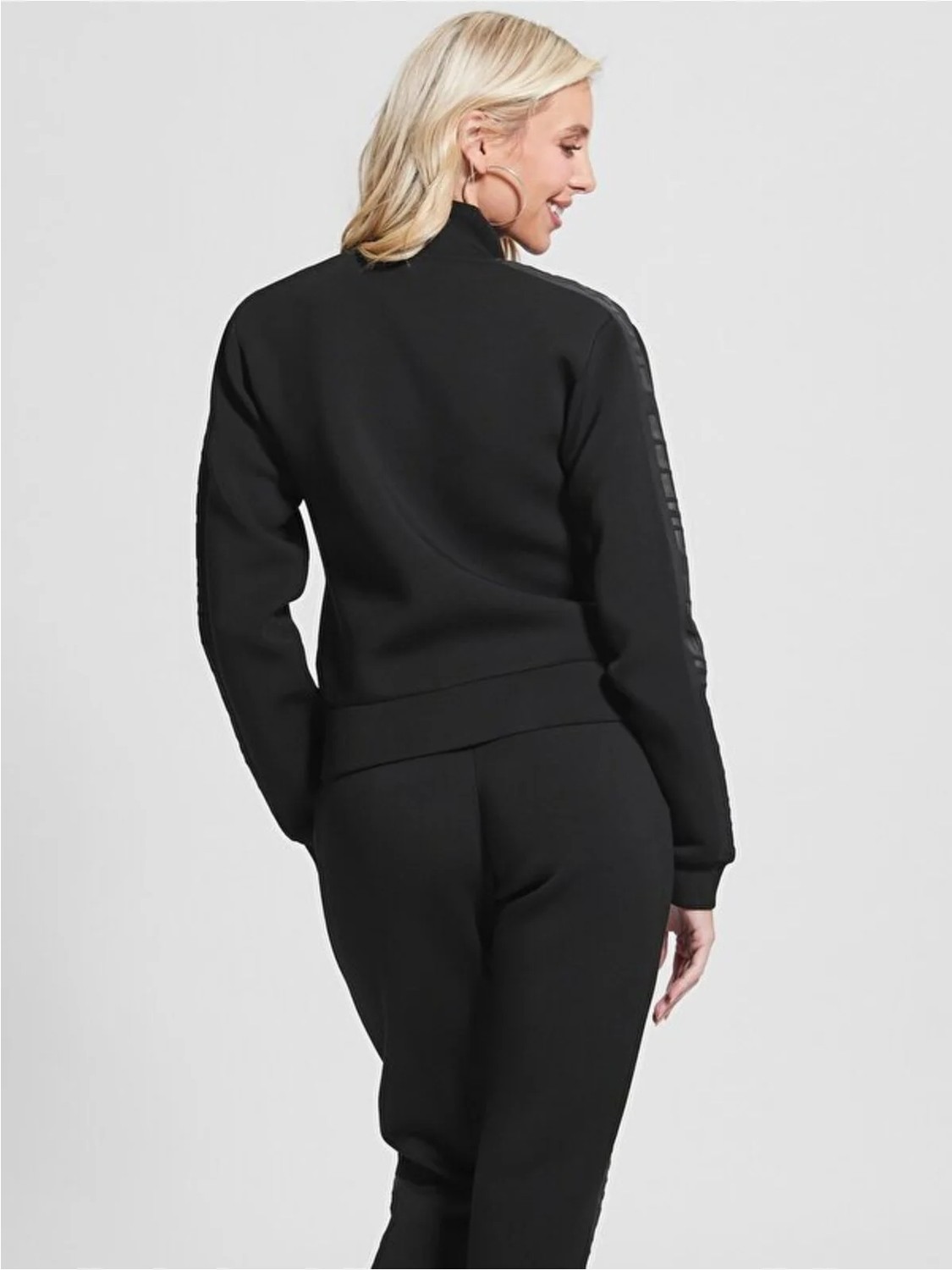 Guess New Allie Kadın Aktif Scuba Sweatshirt görsel 5