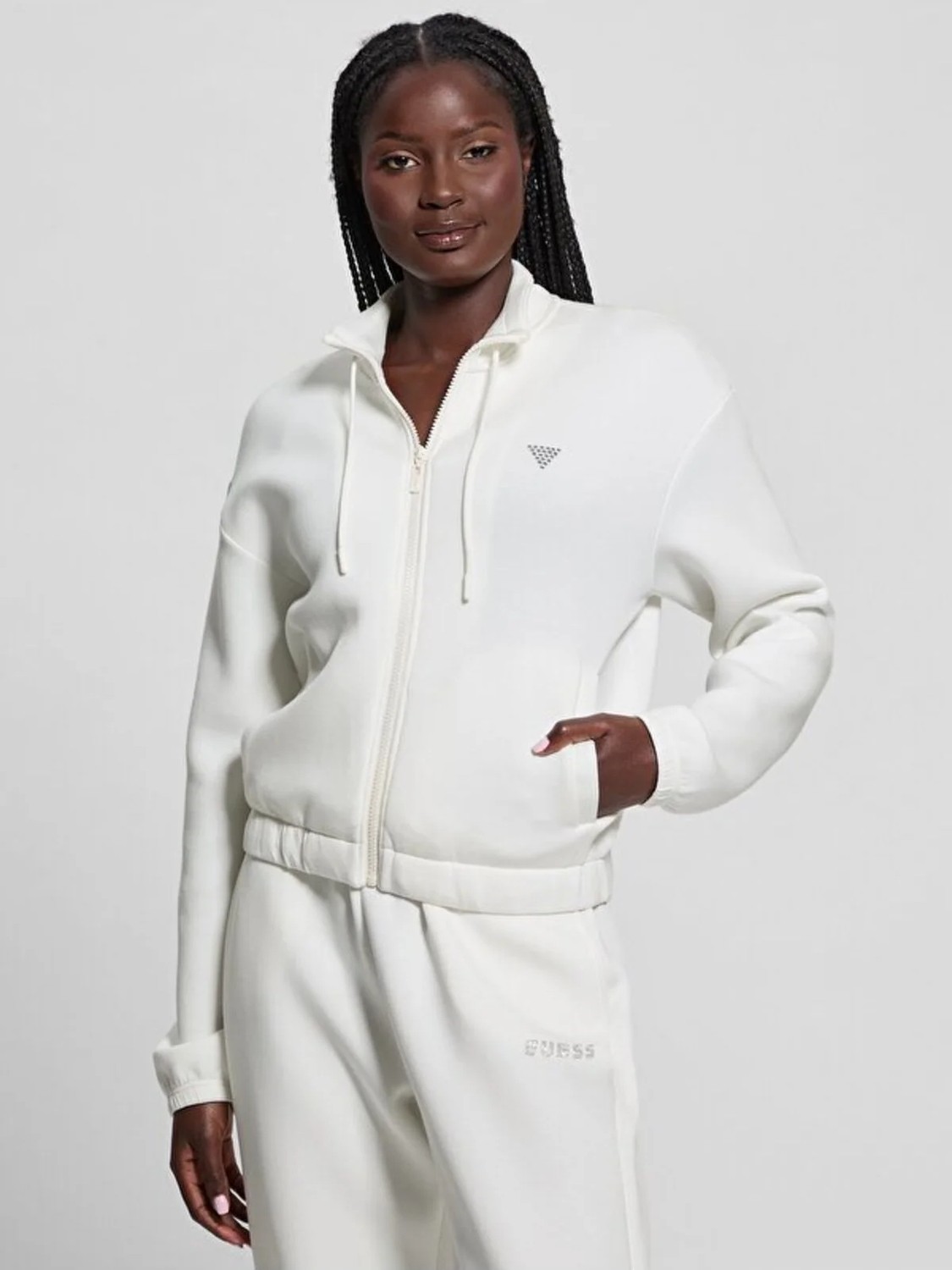 Guess Cecilia Kadın Aktif Scuba Sweatshirt görsel 2