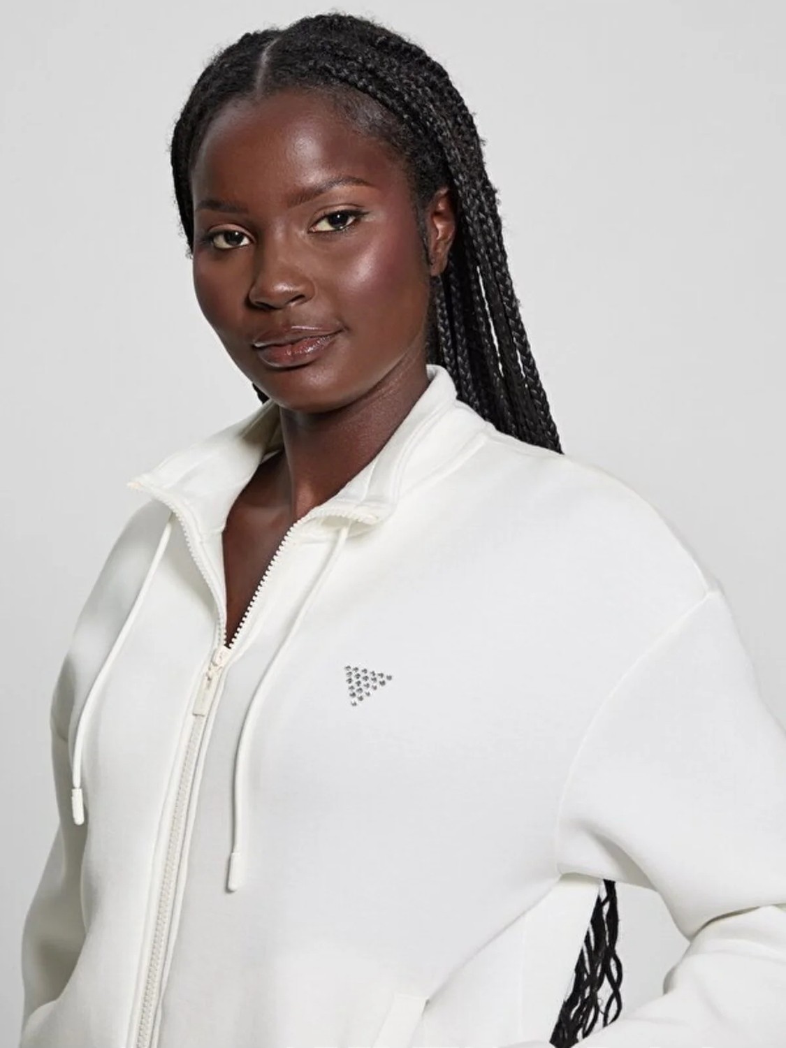 Guess Cecilia Kadın Aktif Scuba Sweatshirt görsel 5
