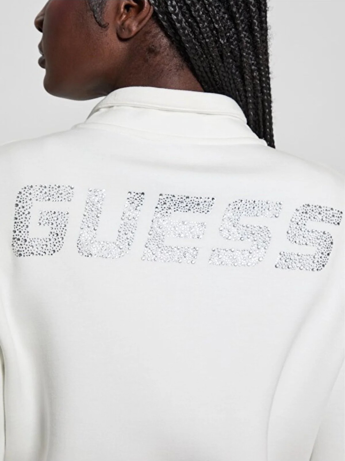Guess Cecilia Kadın Aktif Scuba Sweatshirt görsel 4