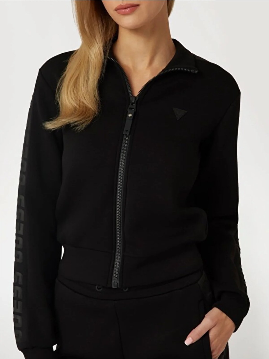 Guess New Allie Kadın Aktif Scuba Sweatshirt görsel 7
