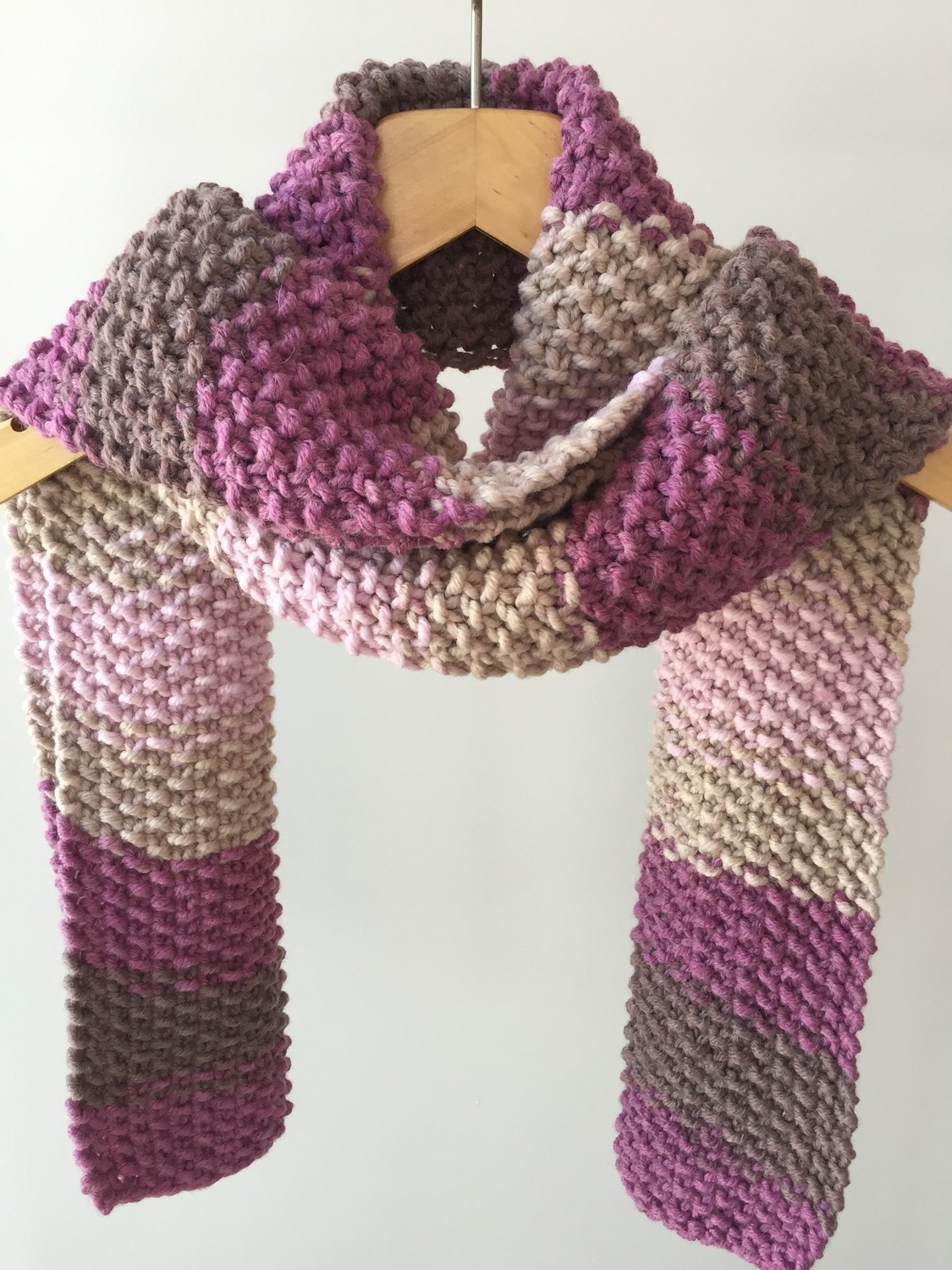 Mora Knit Atkı El Örgüsü % 49 Yün Unisex Atkı görsel 2