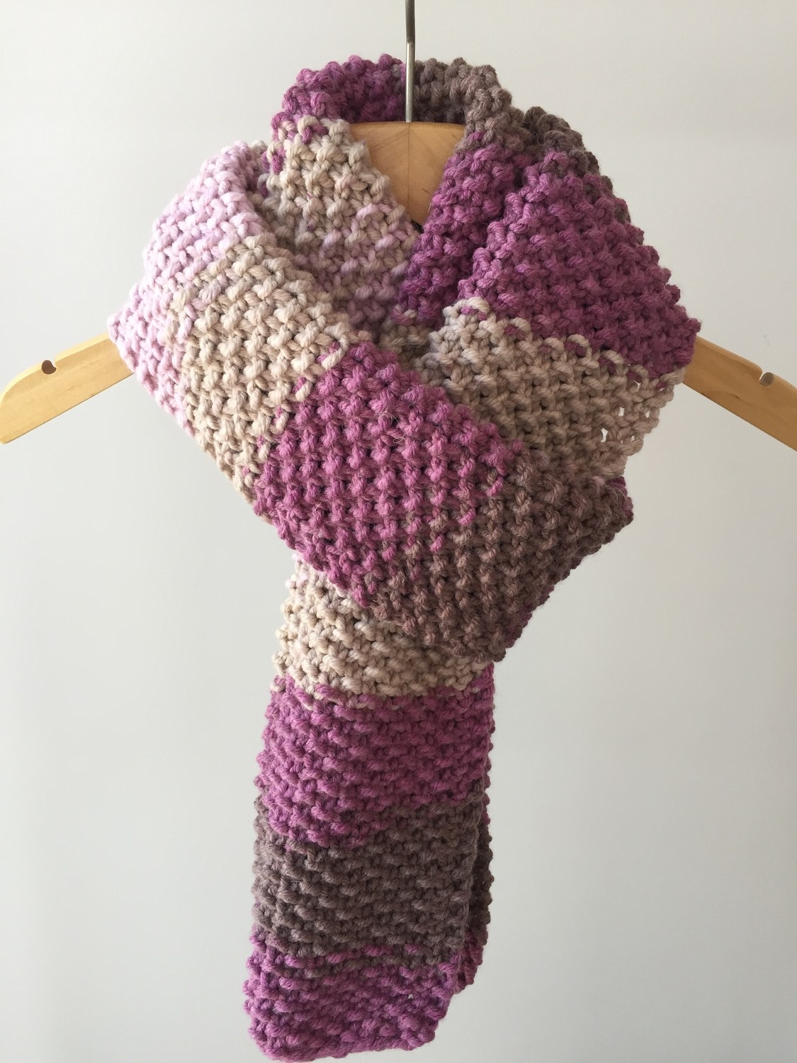 Mora Knit Atkı El Örgüsü % 49 Yün Unisex Atkı görsel 3