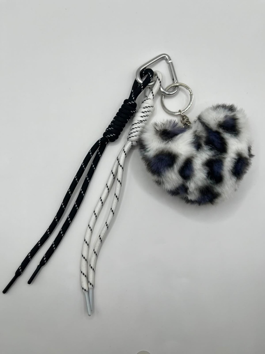 AG23 Tasarım Pofuduk Kalp Charm Anahtarlık