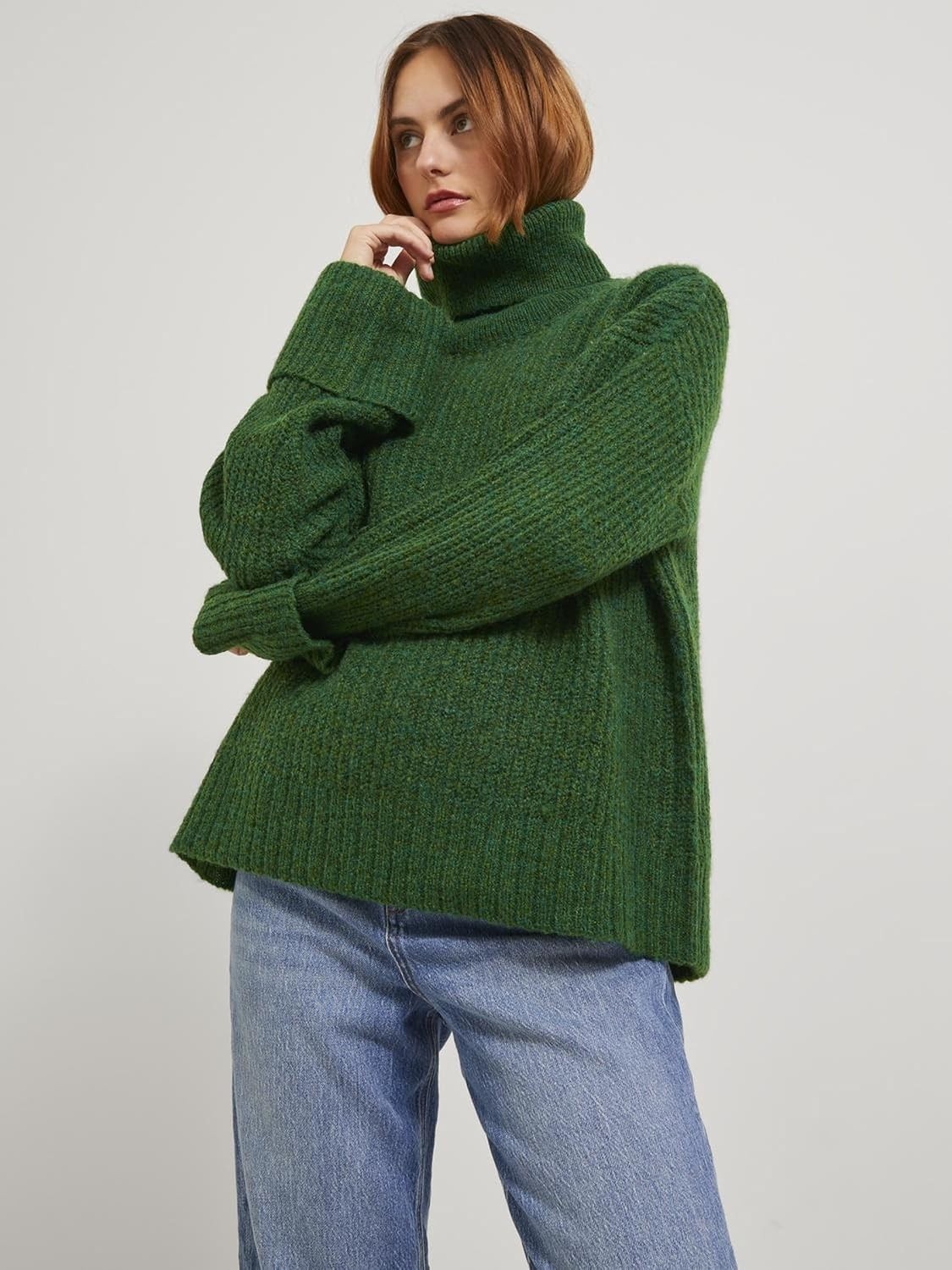 Happy Trend Jjxx Jjxx Jxellınora Roll Neck Knıt Triko Kadın görsel 2