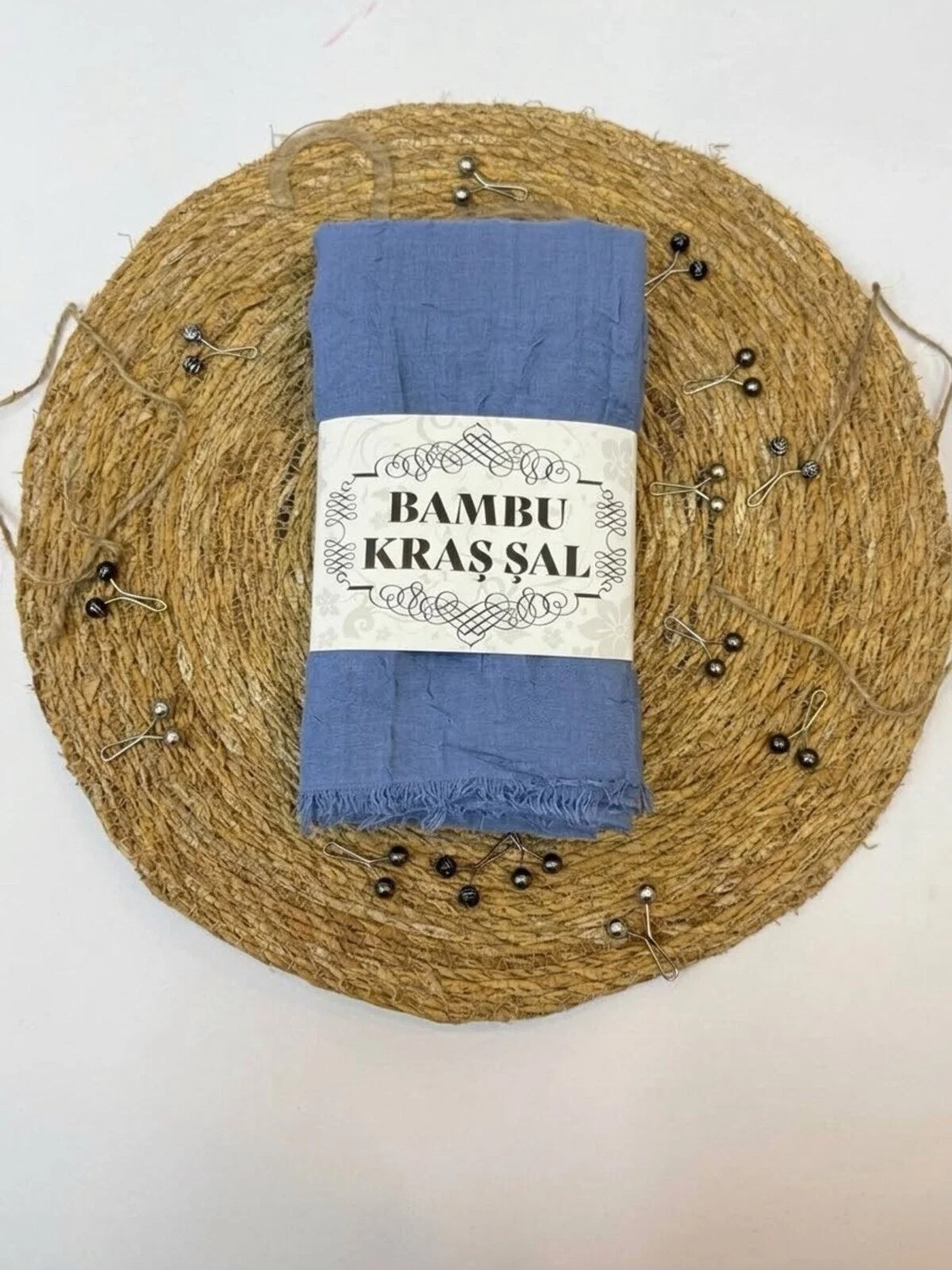 ALDAIYR Hijab Kadın Bambu Kraş