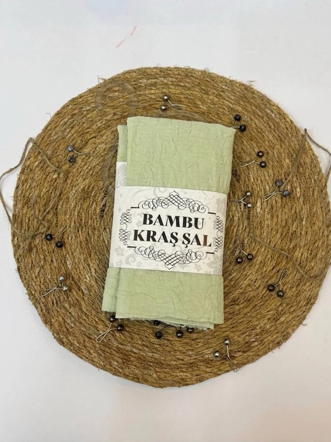 ALDAIYR Hijab Kadın Bambu Kraş görsel 4