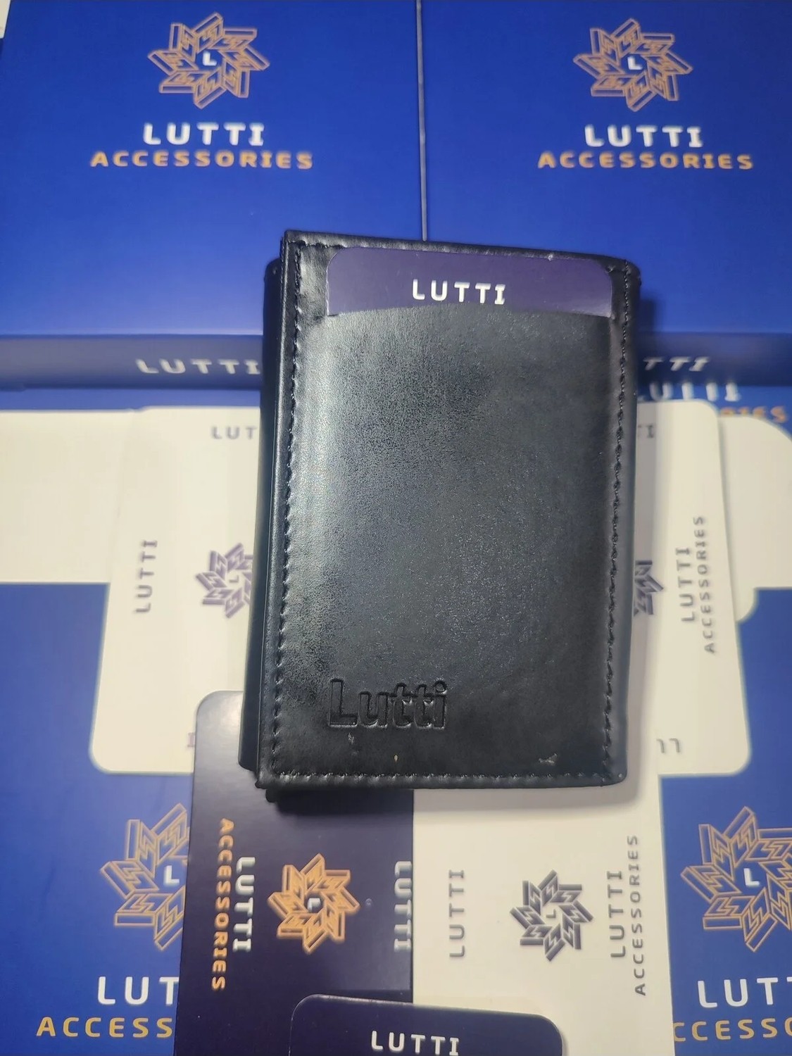 Lutti Crazy Deri Tipi Mekanizmalı Kartlık Cüzdan
