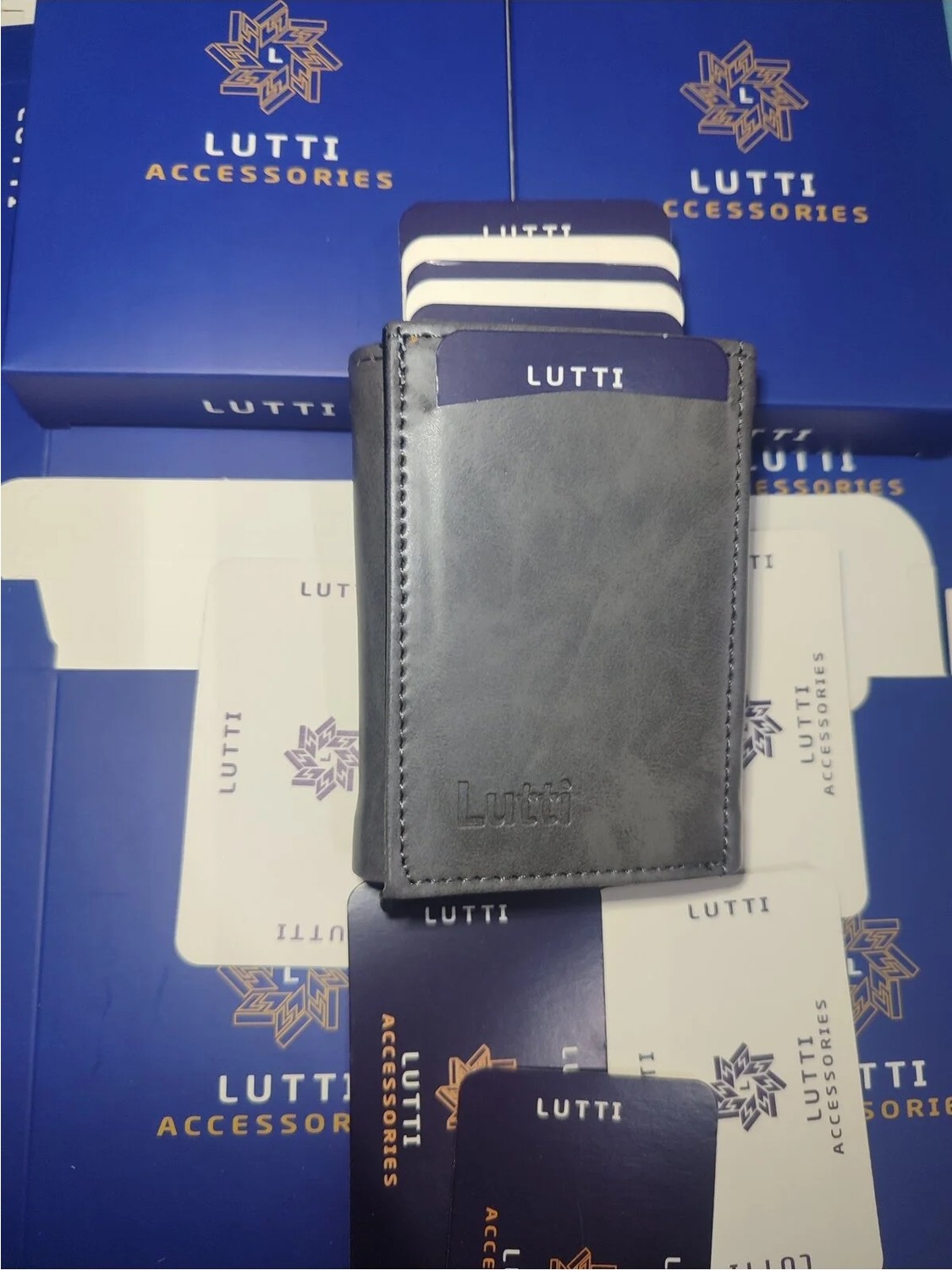 Lutti Crazy Deri Tipi Mekanizmalı Kartlık Cüzdan görsel 8