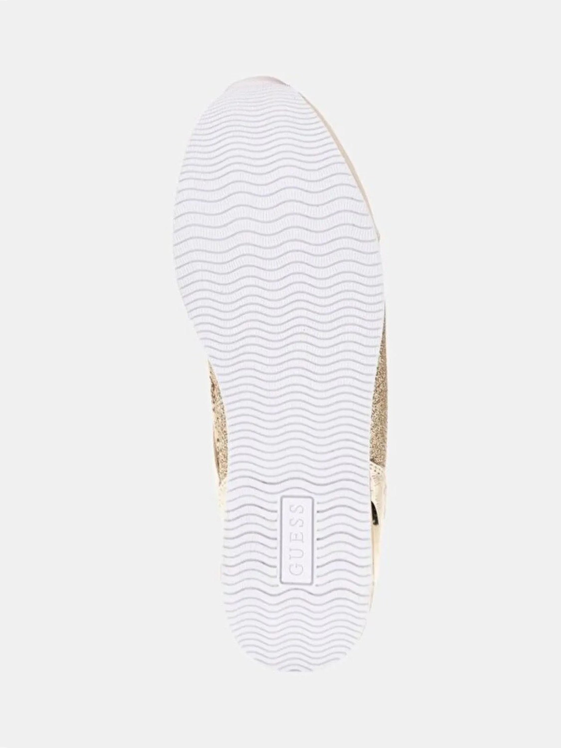 Guess Kadın Kalın Tabanlı Gold Logolu Sneaker Düz Taban ile Şık ve Rahat Ayakkabı görsel 7