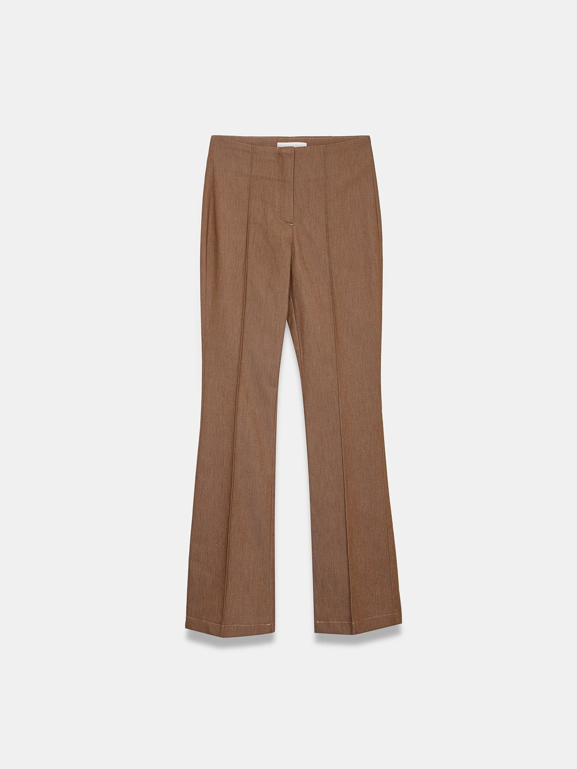 Dilvin 72709 Dikişli Ispanyol Paça Pantolon-Lacivert görsel 5