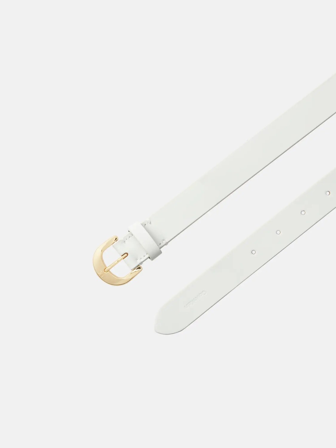 Calvin Klein Kadın Beyaz Calvin Klein Casual Pin Buckle 25MM Beyaz Kadın Kemer görsel 2