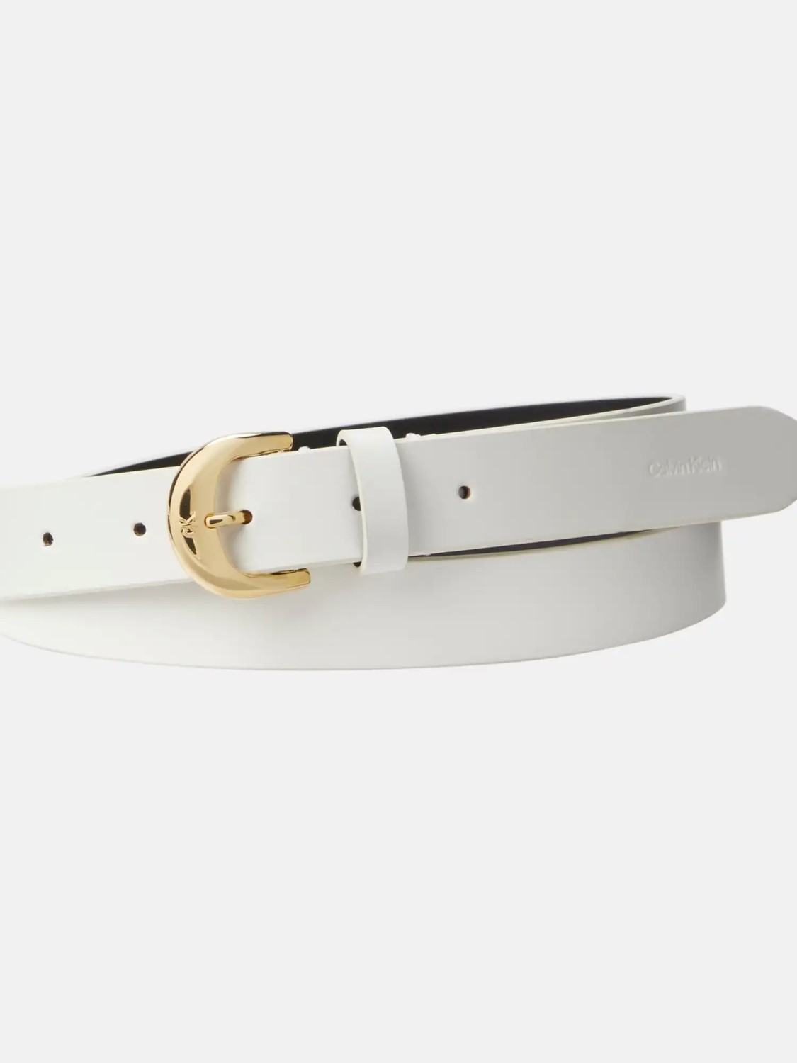 Calvin Klein Kadın Beyaz Calvin Klein Casual Pin Buckle 25MM Beyaz Kadın Kemer görsel 3