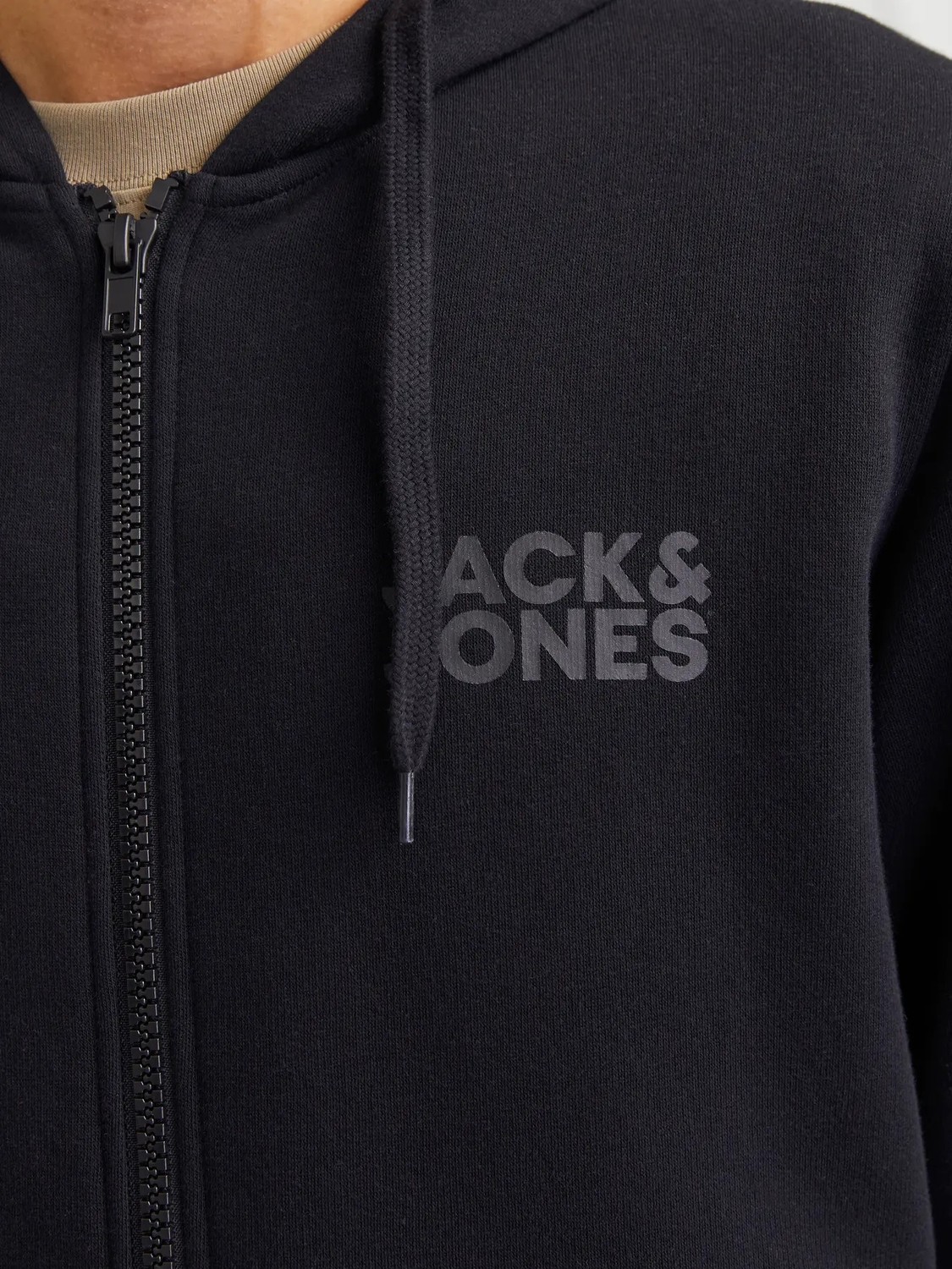 Jack & Jones Erkek Jjecorp Logolu Bej Hırka -12265177 görsel 6
