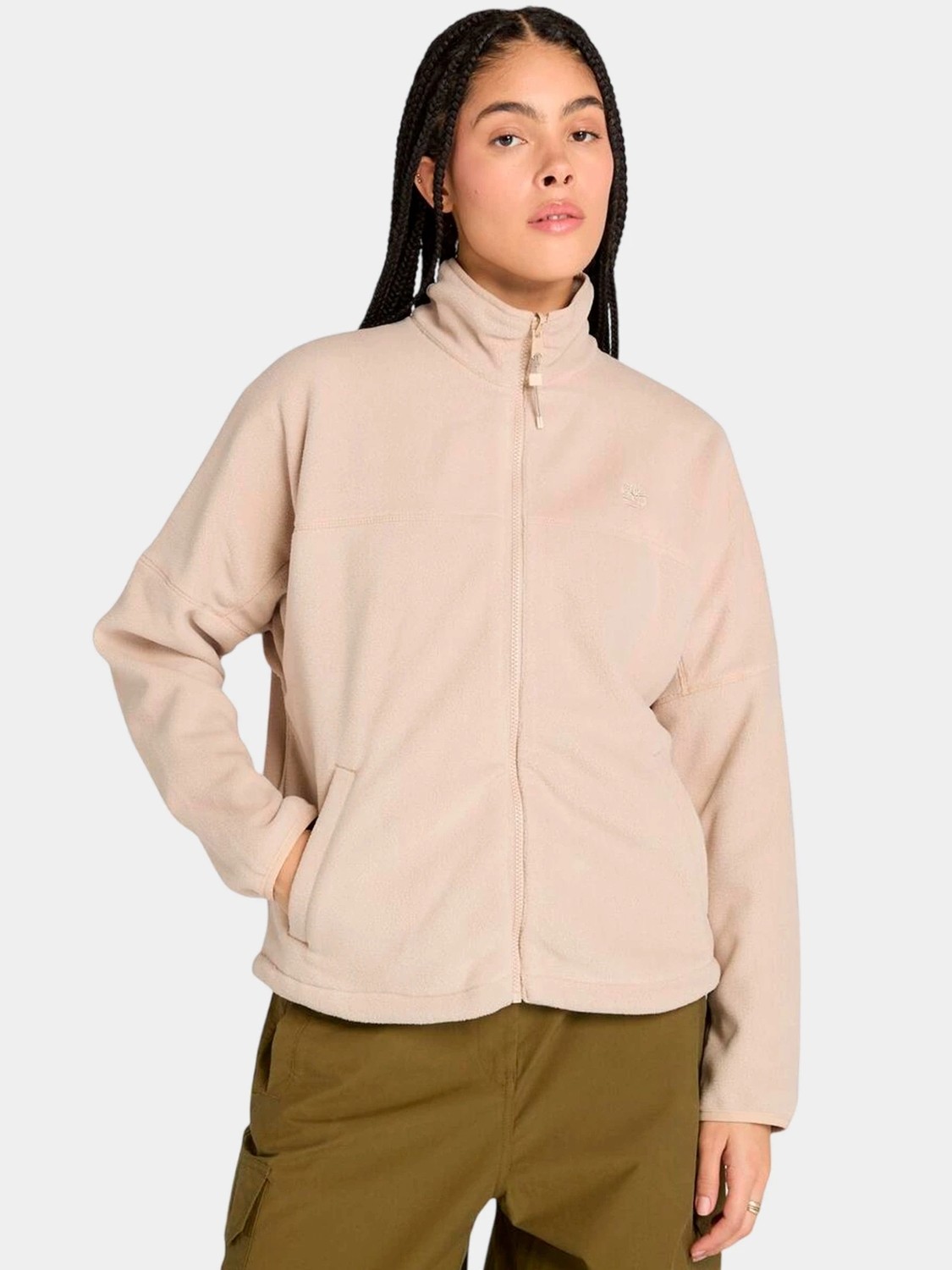 Timberland Winnick Waterproof 3in1 Jacket - Fleece Kadin Bej Mont TB0A2R5MEYK1 görsel 8