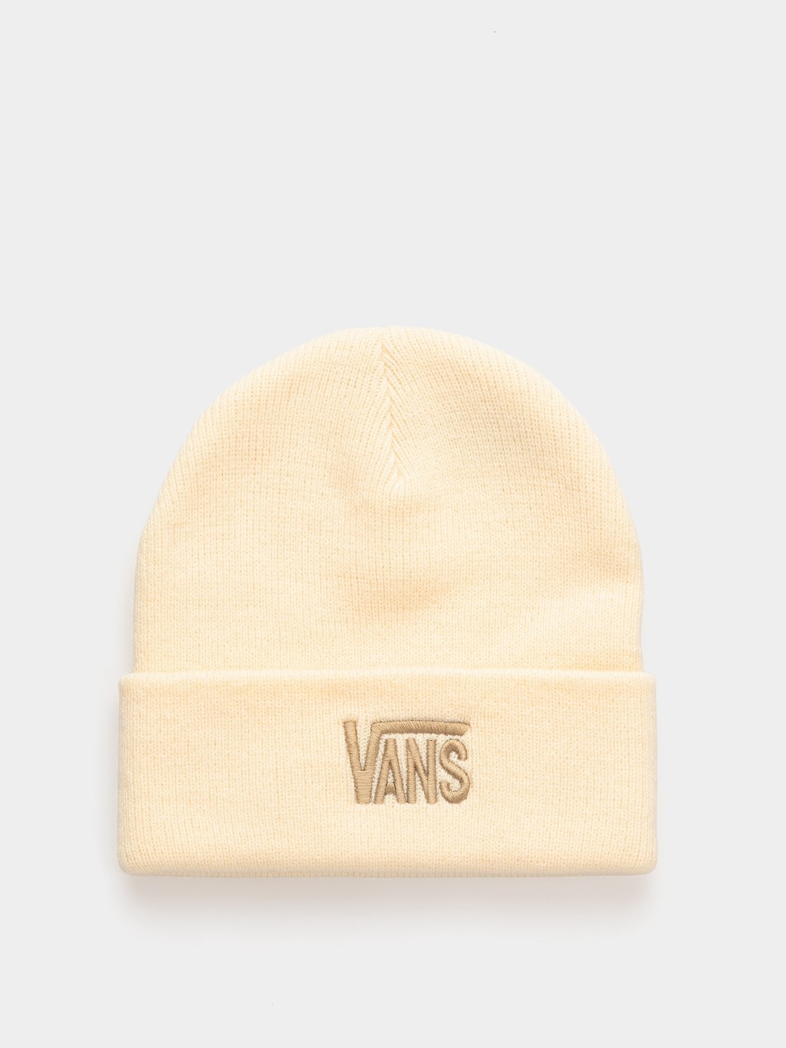 Vans Stretch Logo Tall Cuff Beanie Unisex Bej Bere VN000X6AGRZ1