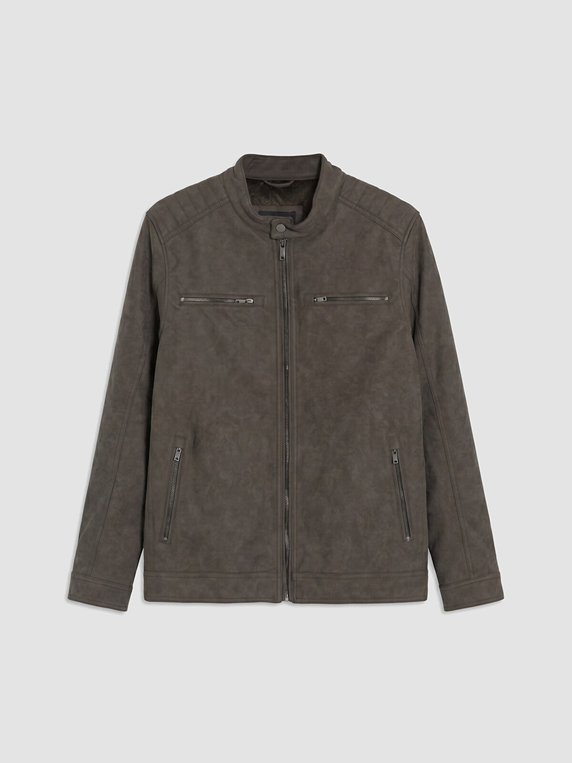 Lcw aıkıkı Classic Bej Regular Fit Dik Yaka Süet Mont