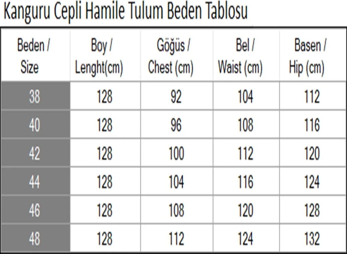 Missvalle Açık Mavi 19248 Kanguru Cepli Hamile Tulum 19248 Kot Kumaş Özellikli Yeni Sezon görsel 5