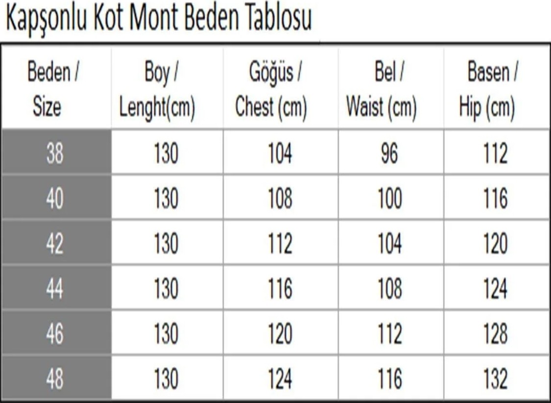 Missvalle Kapşonlu Kot Mont Açık Mavi 19230 görsel 5