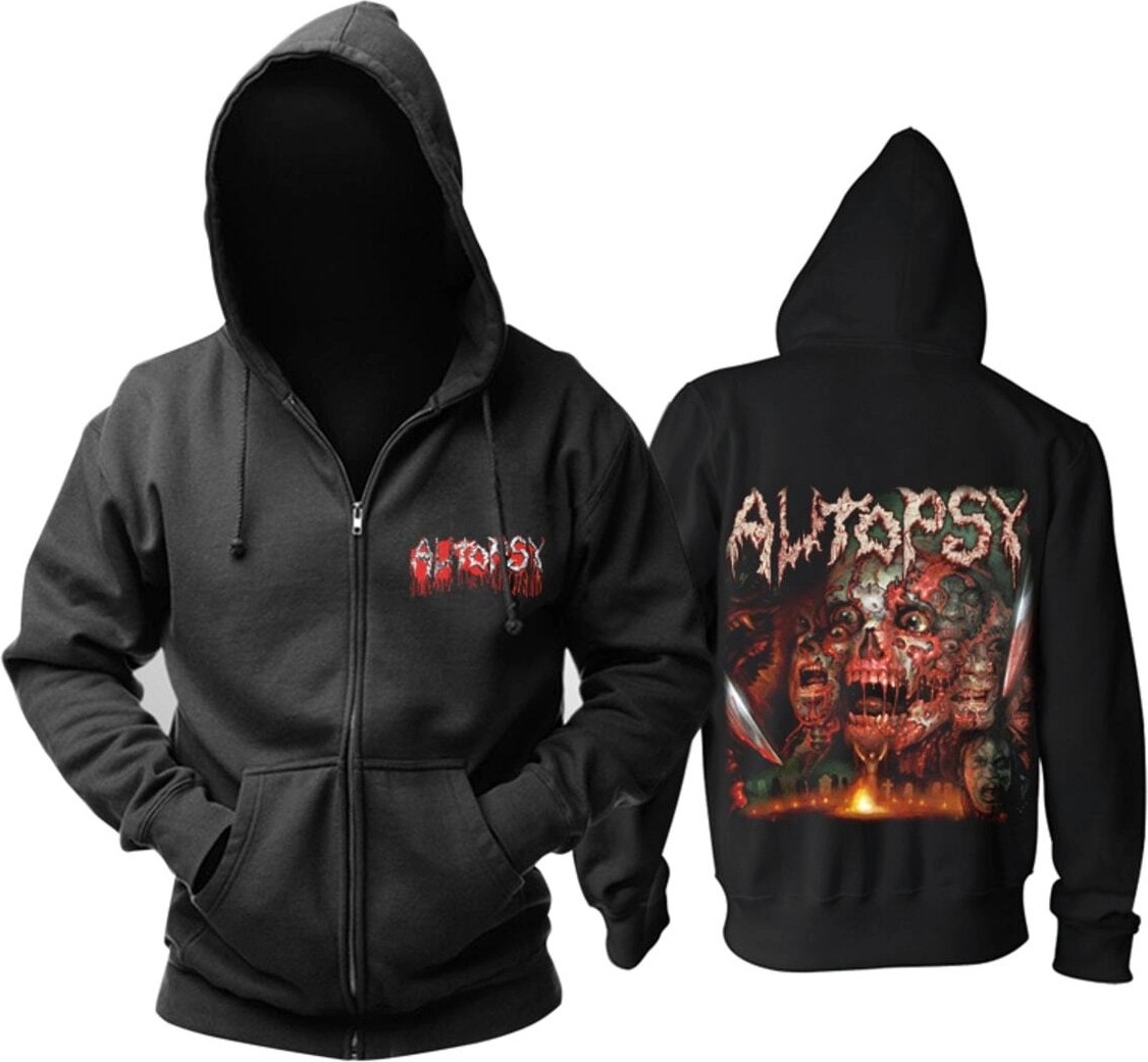 Tarzsokak Black Sabbat Metal Song Fermuarlı Kapşonlu Hoodie 14082