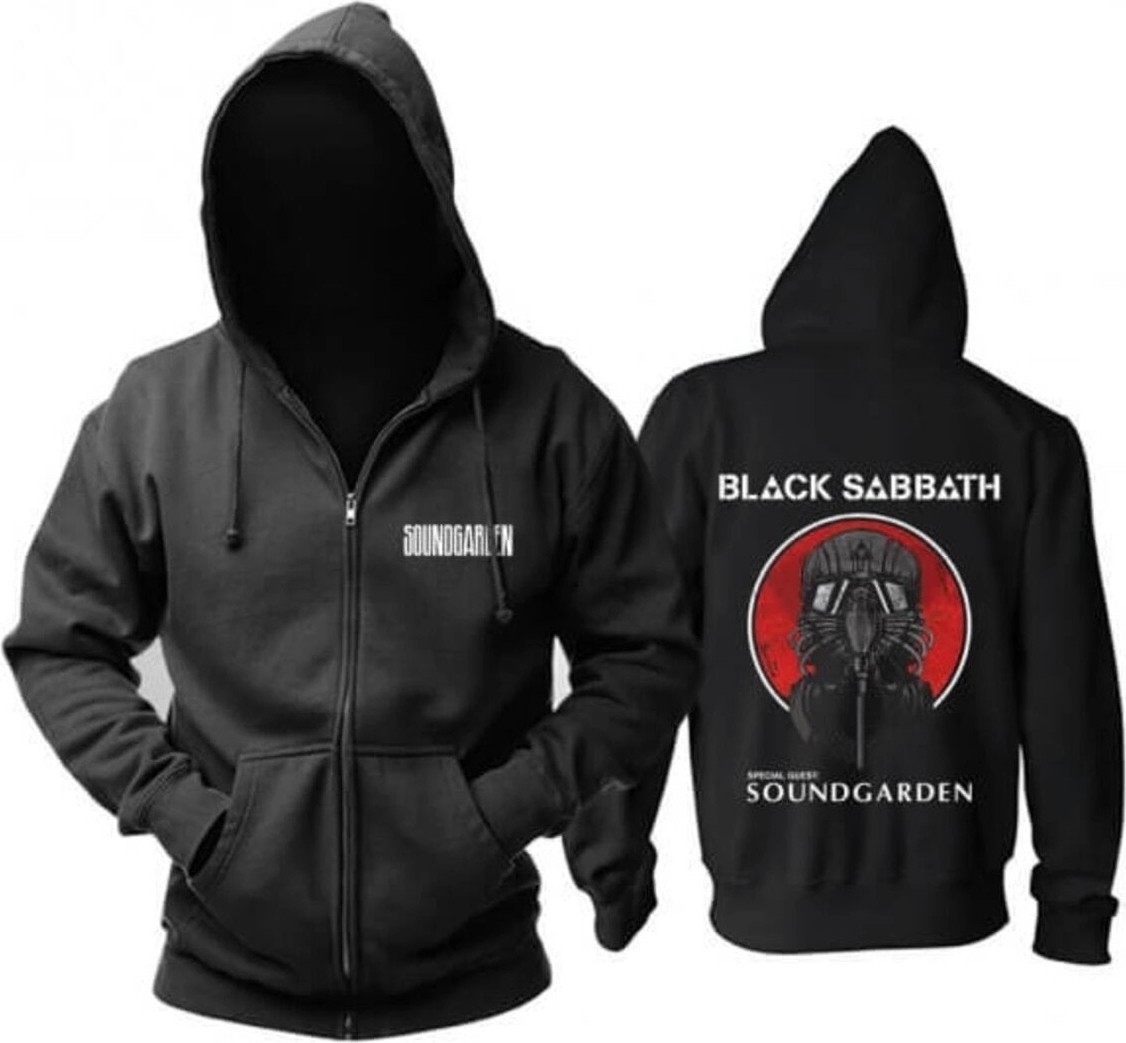 Tarzsokak Black Sabbat Metal Song Fermuarlı Kapşonlu 14053
