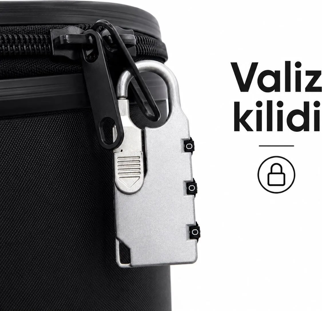 Başkent Çanta Valiz Şifreli Kilit Ayarlanabilir Askılı 8683255012565 görsel 2