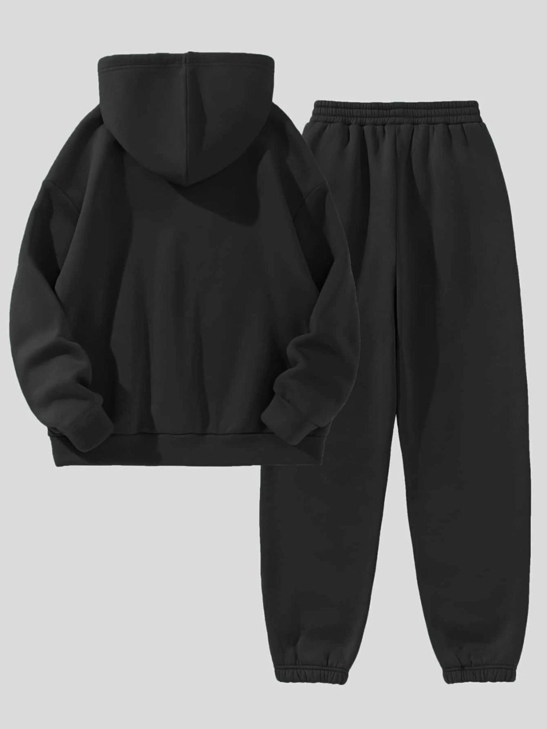 Yoho Sport California Baskılı Üç Iplik Ünisex Oversize Eşofman Takımı görsel 2