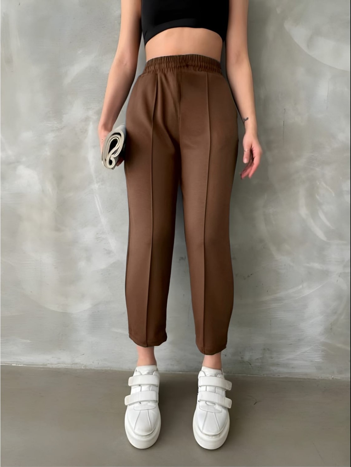 Cng Moda Büyük Beden Modal Modal Kumaş Eşofman Altı görsel 2