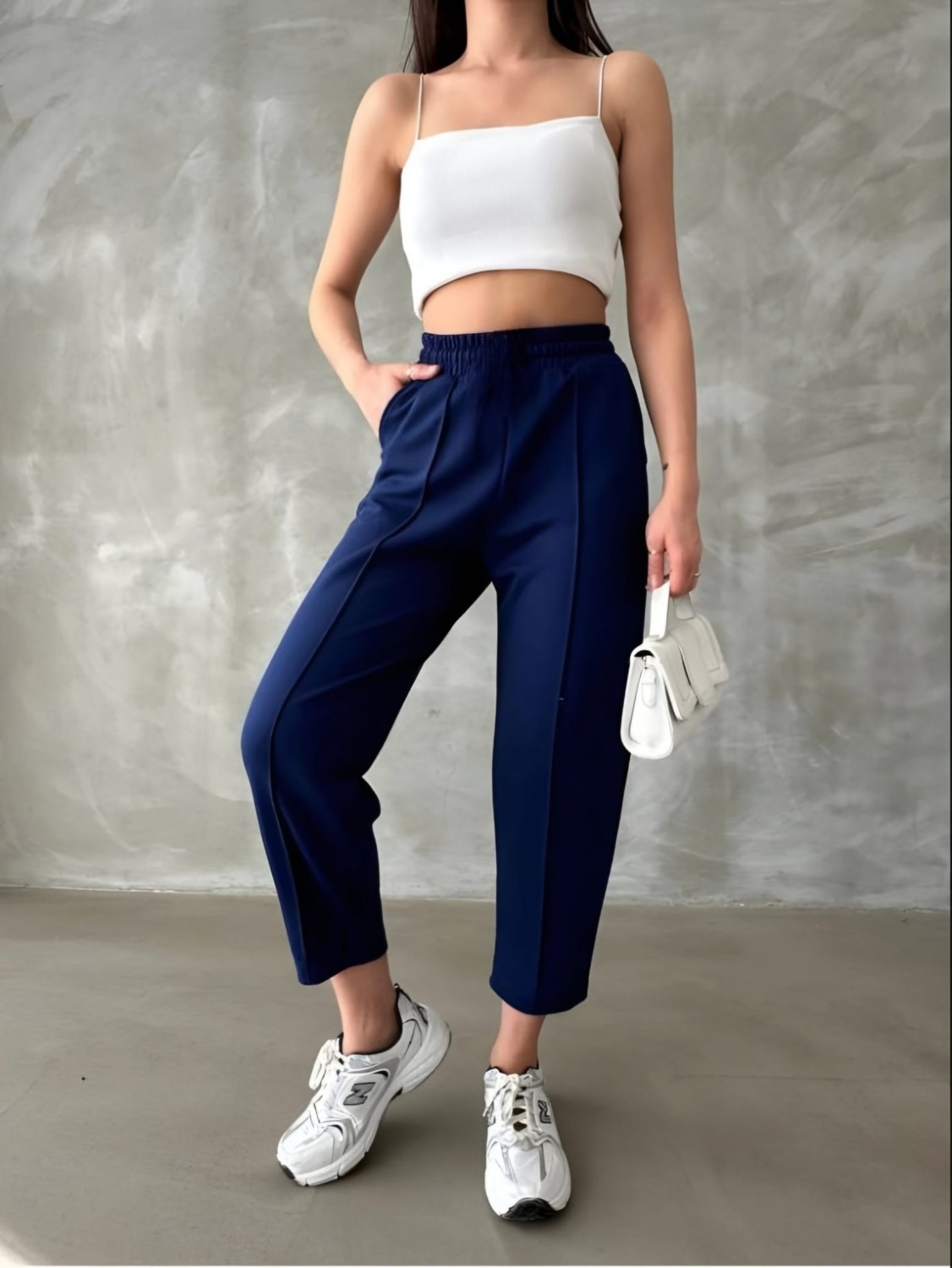 Cng Moda Büyük Beden Modal Modal Kumaş Eşofman Altı görsel 8
