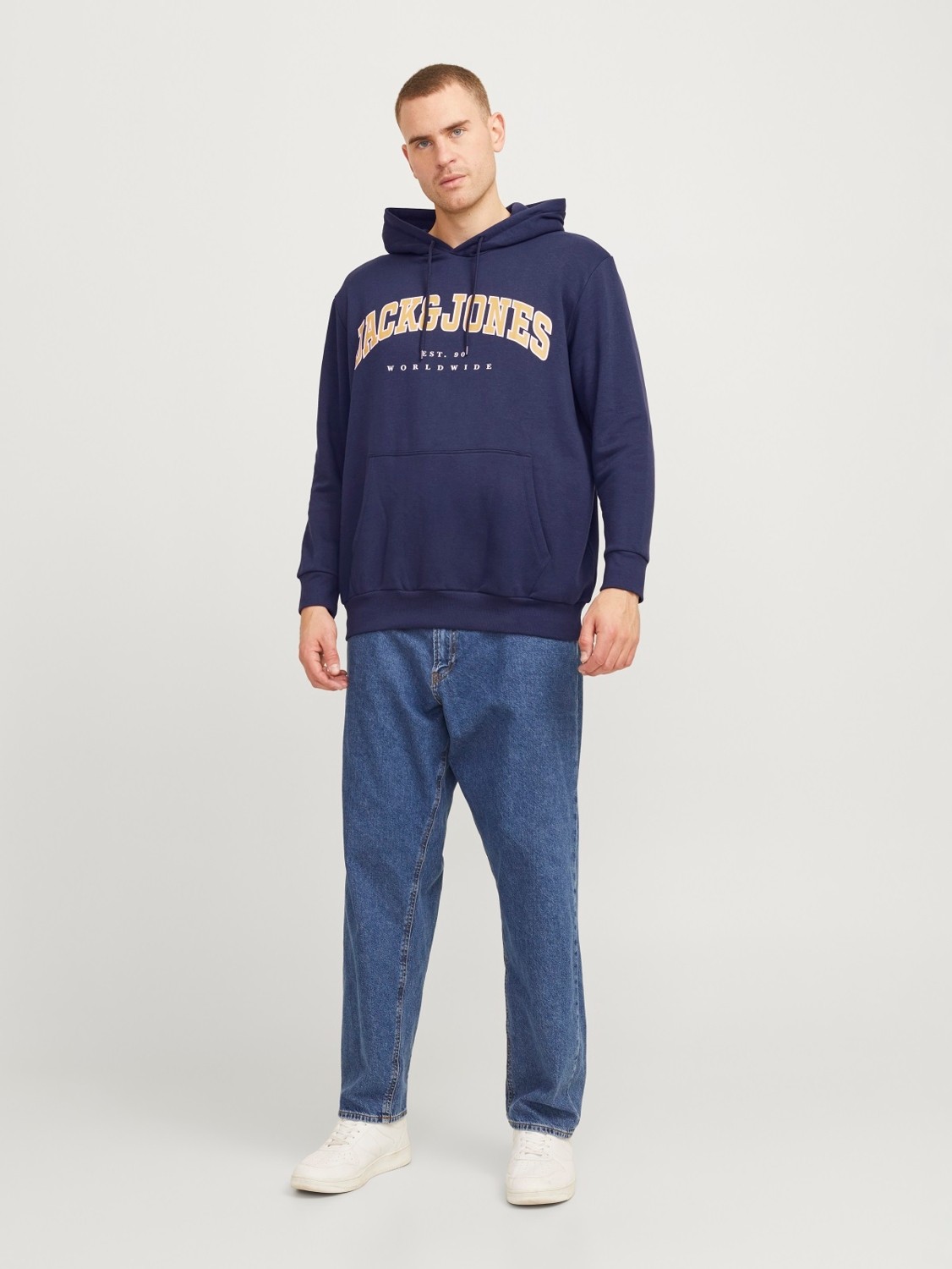 Jack & Jones Jack Jones 3xl 4xl 5xl 6xl Erkek Büyük Beden Sweatshirt 12258867 görsel 3